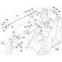 Bucket Cylinder Assembly for Kubota R530 Loader
