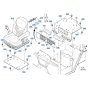 Seat Assembly for Kubota R540 Loader