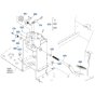 Brake Pedal Assembly for Kubota R540 Loader