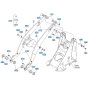 Lift Arm Assembly for Kubota R540 Loader
