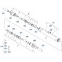 Coupler Cylinder Assembly for Kubota R540 Loader