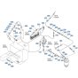 Cooler Assembly for Kubota R540 Loader