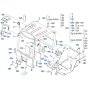 Canopy Assembly for Kubota R540 Loader