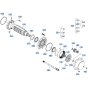 Rear Axle (Hub Reduction) Assembly for Kubota R540 Loader