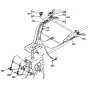 Throttle Lever Assembly for Kubota SX700 Tiller