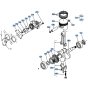 Crankshaft Assembly for Kubota SX700 Tiller