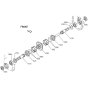 Lower Shaft Assembly for Kubota TF60 Tiller