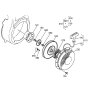Recoil Starter Assembly for Kubota TF60 Tiller