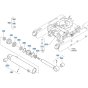 Track Cylinder Assembly for Kubota