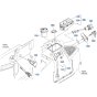 Instrument Panel Assembly for Kubota U17-5 Mini Excavator