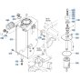 Oil Tank Assembly for Kubota U17-5 Mini Excavator