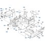 Swing Frame Assembly for Kubota U17-5 Mini Excavator
