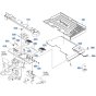 Step Assembly for Kubota U17-5 Mini Excavator