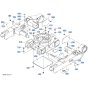 Track Frame Assembly for Kubota U17-5 Mini Excavator
