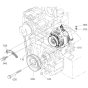 Pulley Assembly for Kubota V2203-M-E2B Engine