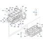 Crankcase Assembly for Kubota V3307-CR-T-E5 Engine