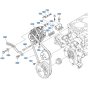 Pulley Assembly for Kubota V3307-CR-T-E5 Engine