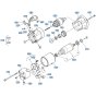 Starter Assembly for Kubota V3307-CR-T-E5 Engine
