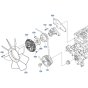 Fan Assembly for Kubota V3307-CR-T-E5 Engine