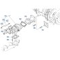 Turbocharger Assembly for Kubota V3307-CR-T-E5 Engine