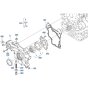 Front Cover Assembly for Kubota V3307-CR-T-E5 Engine