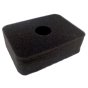 Air Filter, Foam 132 x 102mm fits Honda GX120 GX160 Replaces 17211-ZE1-000