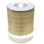 Air Filter with Fins fits Bomag Case Caterpillar Replaces Baldwin PA1636-FN