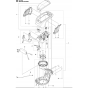 Motor Housing for Husqvarna LB146i