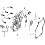 Crankcase Cover for Loncin LC154F-1