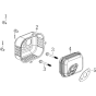 Muffler Assembly for LC360 Tiller