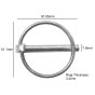 Lynch Pin 5/16" (8mm) x 45mm ID for JCB 8008 Excavator - Replaces 826/01278