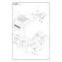 Front Hood Assembly Husqvarna LP 6505