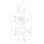 Foot 230mm for Husqvarna LT6005