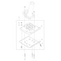 Foot 280mm for Husqvarna LT6005