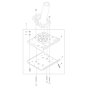 Foot 330mm for Husqvarna LT800