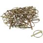 1/4" (6mm) Pin x 65mm ID, Lynch Pin, 50 Pack
