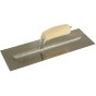 MXS73SS Cement Trowel Stainless Steel Wooden Handle 14in x 4.3/4in by Marshalltown - MXS73SS