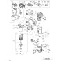 Main Assembly for Hikoki M1808DA
