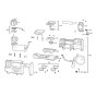 Milwaukee M18BI Inflator Assembly