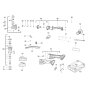 Milwaukee M18 Grinder Assembly