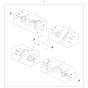 Blade Assembly for Makita BUK360 Cultivator