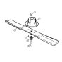 Engine and Blade for Viking MB 140