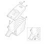 Grass Catcher Bag for Viking MB 545.0 VE