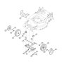 Front Axle for Viking MB 655.3 V