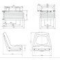 Mechanical Suspension Seat for Mini Excavators, PVC Trim, Adjustable