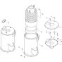 Boiler Assembly for Nilfisk MH 5M