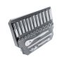 1/4in Drive Ratcheting Socket Set Metric, 28 Piece