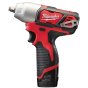M12 BIW38-202C Compact 3/8in Impact Wrench 12 Volt 2 x 2.0Ah Li-Ion by Milwaukee - 4933443899