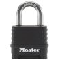 Excell 4-Digit Black Finish Combination 50mm Padlock by Master Lock - M178EURD