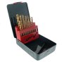 Drill Bit Set 19 Piece HSS-Tin for Metabo Metal Drilling